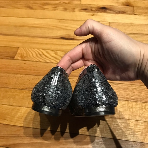 ✅Sequins Shiny Point slip on Talbots leather ballet - Picture 7 of 9